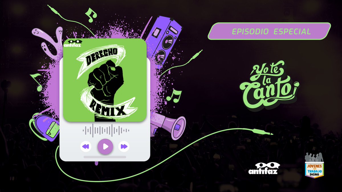 Pasen a escuchar este episodio especial de #DerechoRemix en donde <a href="/oliviazeron/">Olivia Zerón Tena</a> y <a href="/nomus77/">Miguel Pulido</a> se escaparon al #YoTeLaCantoFest de @jovenes_trabajo  para platicar con jóvenes oportunidad, talleristas y raperas acerca del trabajo digno. 

¡Se puso bien bueno!

open.spotify.com/episode/5bXcIl…