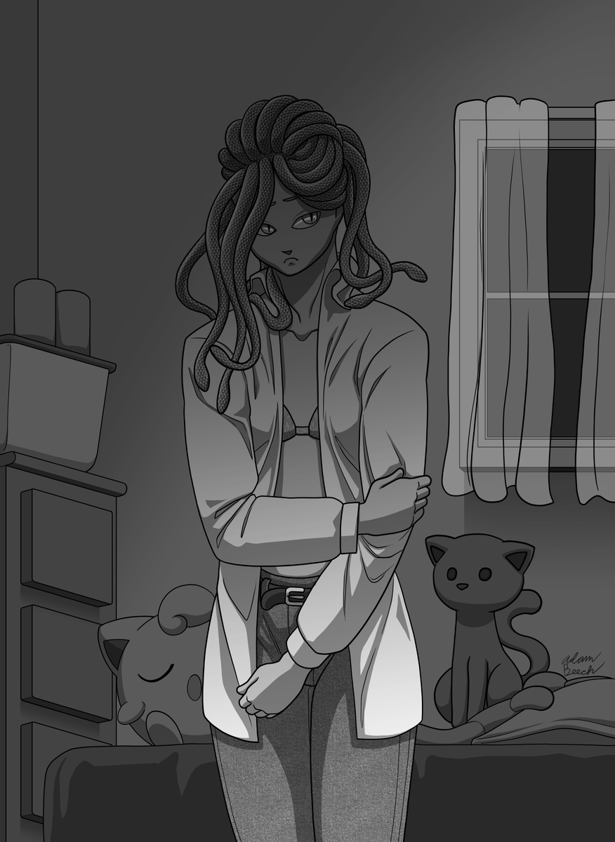 MoonArcMagica's tweet photo. I am updating, like, once a month at this point. I have been drawing WAY less. It sucks. https://t.co/SJ7hcQyDIJ