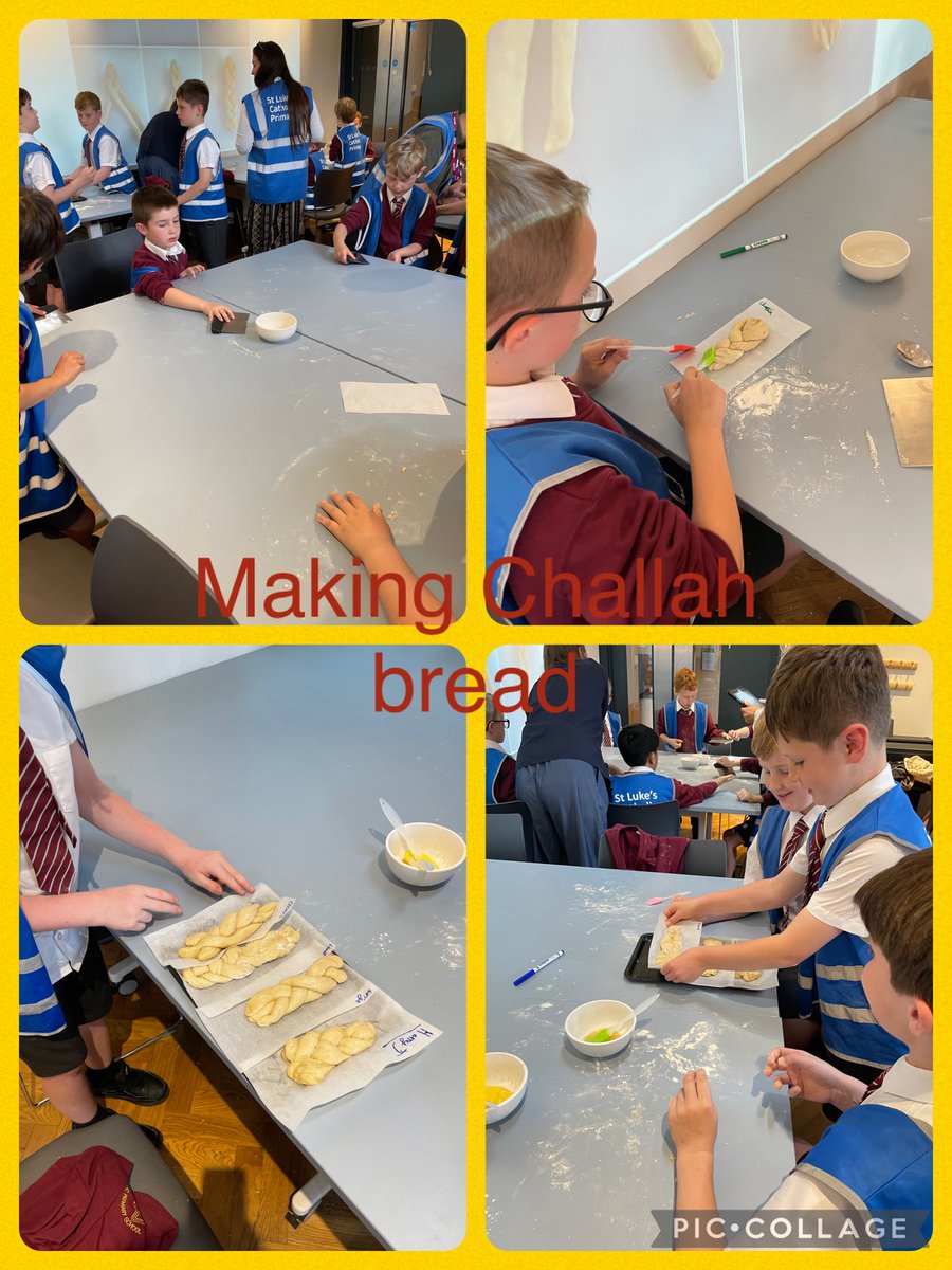 HeadStLukesFrod's tweet photo. A wonderful experience at the Manchester Jewish Museum making Challah bread ✡️✡️✡️ https://t.co/xwXpNnsCAV