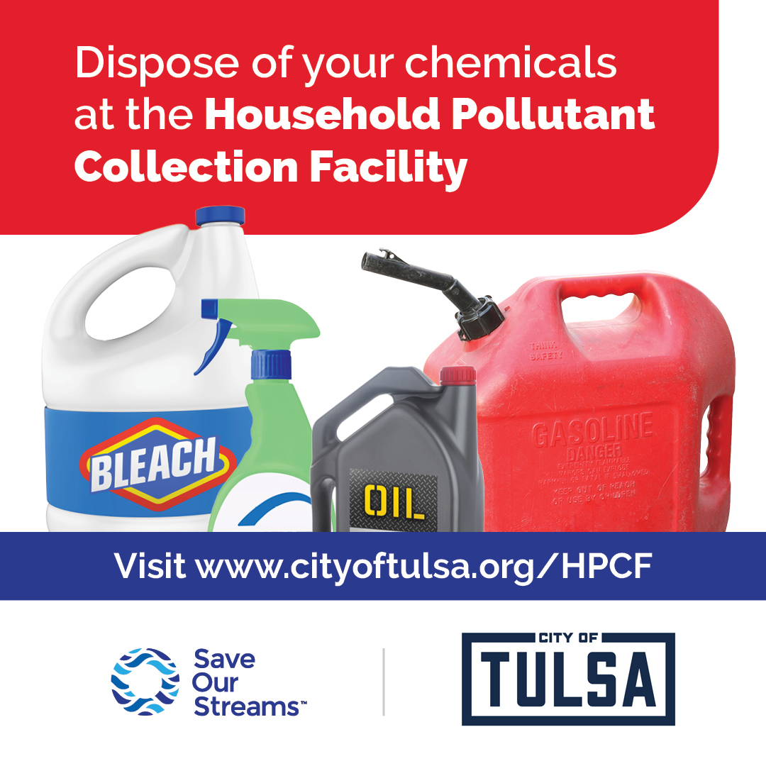 Don’t know what to do with the old paint cans, cleaning solutions and pesticides that have been gathering dust in your garage? Don't throw them in the trash; drop them off at the Household Pollutant Collection Facility, 4502 S Galveston. Sat. & Wed., 8-11:30am, Noon-4:30pm. #HPCF