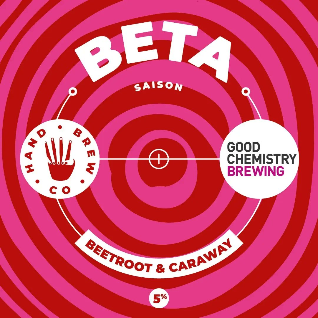 Oh hello 😍 Bank holiday weekend is here and BETA is here! This incredible little number is from @GoodChemBrew and their buddies down on the south coast, @HandBrewCo On keg now❤️ Cheers 🍻☀️