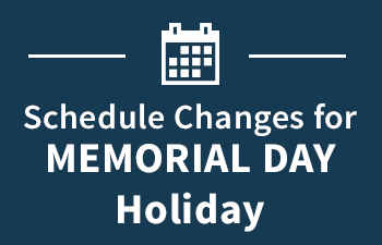 All general ACCGov offices & departments will be closed Monday, May 27 for Memorial Day. Animal Services, @ACCLeisure, @accsolidwaste, & Transit will operate with modified schedules and services. Full details at accgov.com/news.