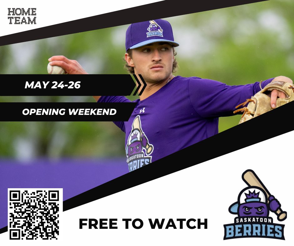 StoonBerries's tweet image. Watch our first two games for FREE this weekend! Yes, FREE on @HomeTeam_Live , scan the QR code 👇