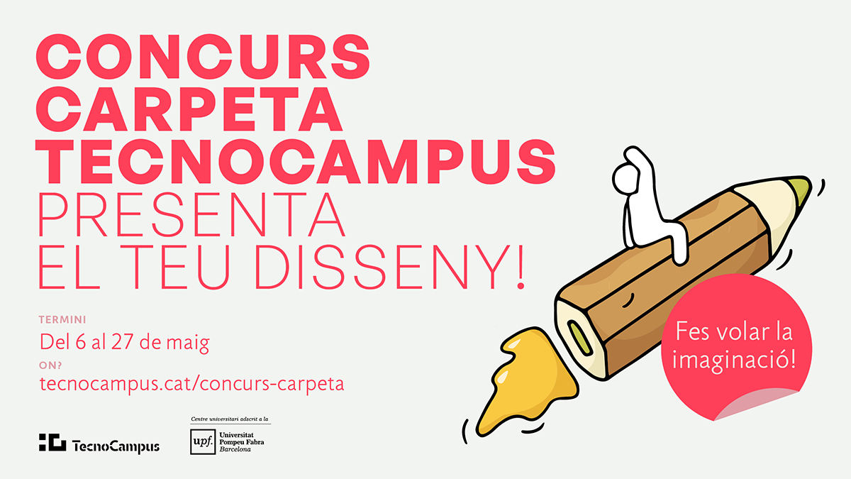 Últims dies‼️Presenta el teu disseny pel concurs Carpeta #TecnoCampus per al curs 24-25! 💸300 € 👕Un lot de marxandatge 📁Ser el disseny per les #carpetes del 24-25 📖Una subscripció anual a la revista Valors Participa-hi fins al 27 de maig!⤵️ bit.ly/4dw42tR