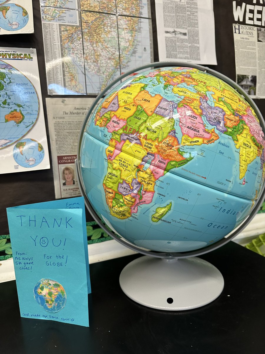 Ann Kiely (@mrsakiely5th) on Twitter photo Thank you to our LS PTO for the new globe for our classroom! We love it! <a href="/Littlesilverpto/">Little Silver PTO</a> Thank you to our LS PTO for the new globe for our classroom! We love it! <a href="/Littlesilverpto/">Little Silver PTO</a>
