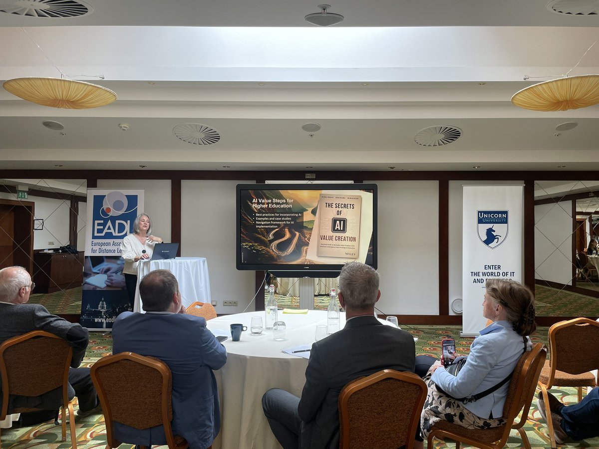 EADL (@myeadl) on Twitter photo It was great to hear from <a href="/leahkmatthews/">Leah K. Matthews</a> from <a href="/DEACAccrediting/">DEAC Accreditation</a> about the impact AI is having on eduction on the US.
#ai #ArtificialIntelligence #onlinelearning #distancelearning It was great to hear from <a href="/leahkmatthews/">Leah K. Matthews</a> from <a href="/DEACAccrediting/">DEAC Accreditation</a> about the impact AI is having on eduction on the US.
#ai #ArtificialIntelligence #onlinelearning #distancelearning
