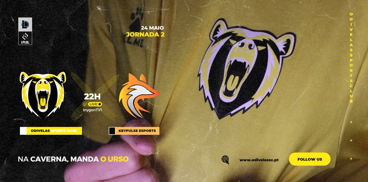 Match Day #2 - Here we go again!

⏰22H
⚔️ <a href="/KeypulseEsports/">Keypulse Esports</a>

📹twitch.tv/inygontv1

+Comentários sobre o último jogo pelo nosso Jungler - Calisto 👈

𝑵𝒂 𝒄𝒂𝒗𝒆𝒓𝒏𝒂 𝒎𝒂𝒏𝒅𝒂 𝒐 𝒖𝒓𝒔𝒐 🐻‍❄️⚡
#garradevencedores #LPLOL