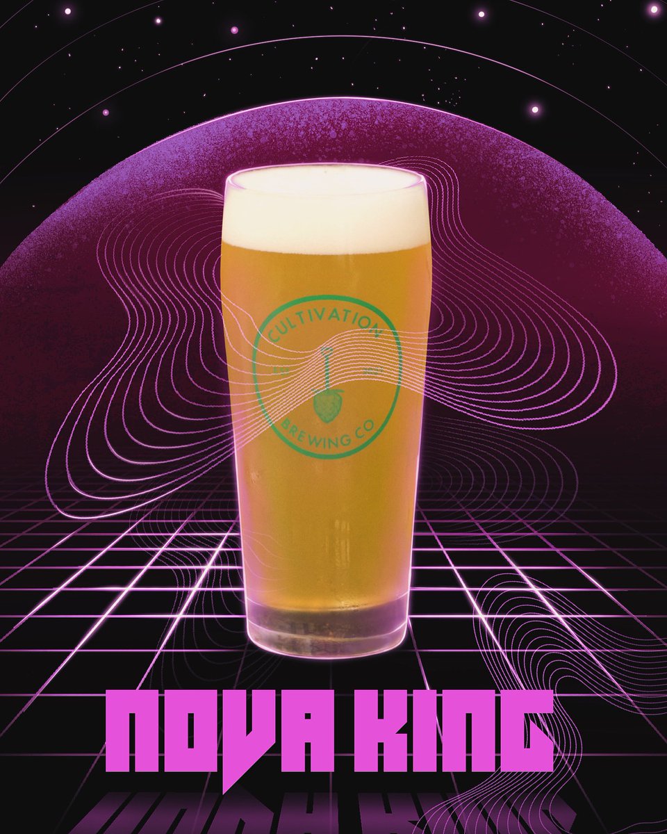 Cultivation Brewing Co (@cultivationbrew) on Twitter photo Nova King - American Pilsner unfiltered from our recent collab with <a href="/riverbendmalt/">Riverbend Malt House</a> , <a href="/LincolnFillSta/">Lincoln Fill Station</a> & brewer, Justin Ramirez! The group decided to embody a more space-themed branding/vision to this brew. Dry hopped with Belma, Hallertau, and Nelson Sauvin #craftbeer #beer Nova King - American Pilsner unfiltered from our recent collab with <a href="/riverbendmalt/">Riverbend Malt House</a> , <a href="/LincolnFillSta/">Lincoln Fill Station</a> & brewer, Justin Ramirez! The group decided to embody a more space-themed branding/vision to this brew. Dry hopped with Belma, Hallertau, and Nelson Sauvin #craftbeer #beer