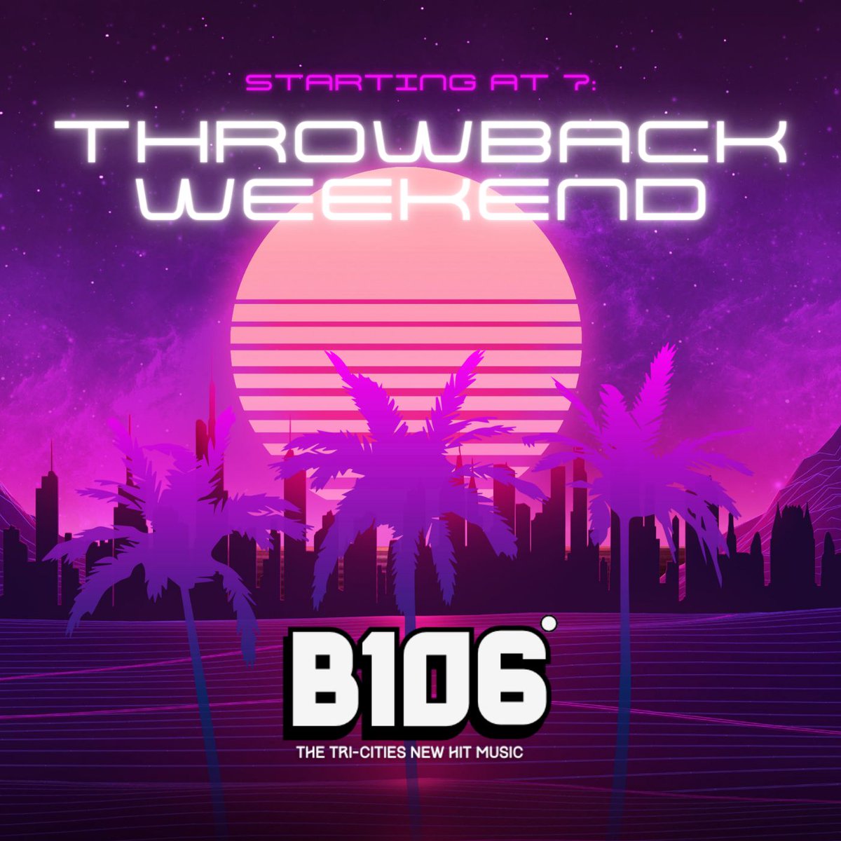 b106tricities's tweet image. The Tri-Cities Memorial Throwback Weekend kicks off in less than 5 hours! 🚨 Tune in starting at 7 for all your favorite throwbacks and summer hits - all. weekend. long. 🎶☀️ #ThrowbackWeekend #SummerHits #TriCities