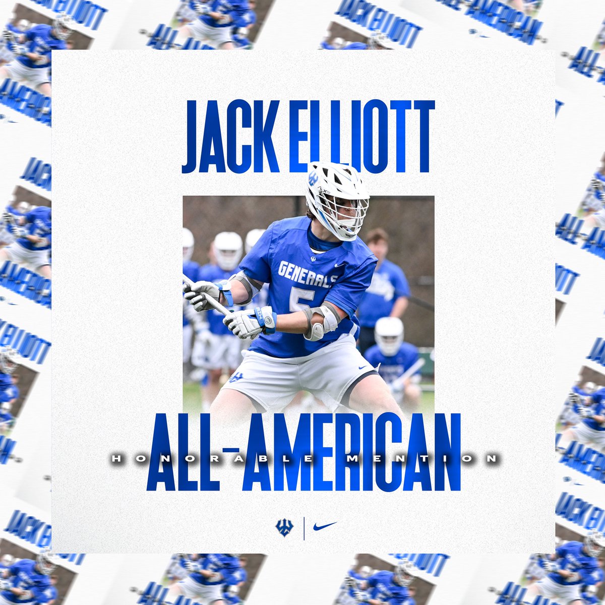 Congratulations to Jack Elliott ‘25 on earning <a href="/USILA_Lax/">USILA</a> Honorable Mention All-American!!!

#gogenerals