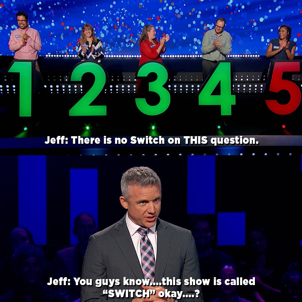Sometimes you just can't get out of that #5 spot 😭 #Switch with @HEPHNERJEFF, New Episodes Weeknights at 7p