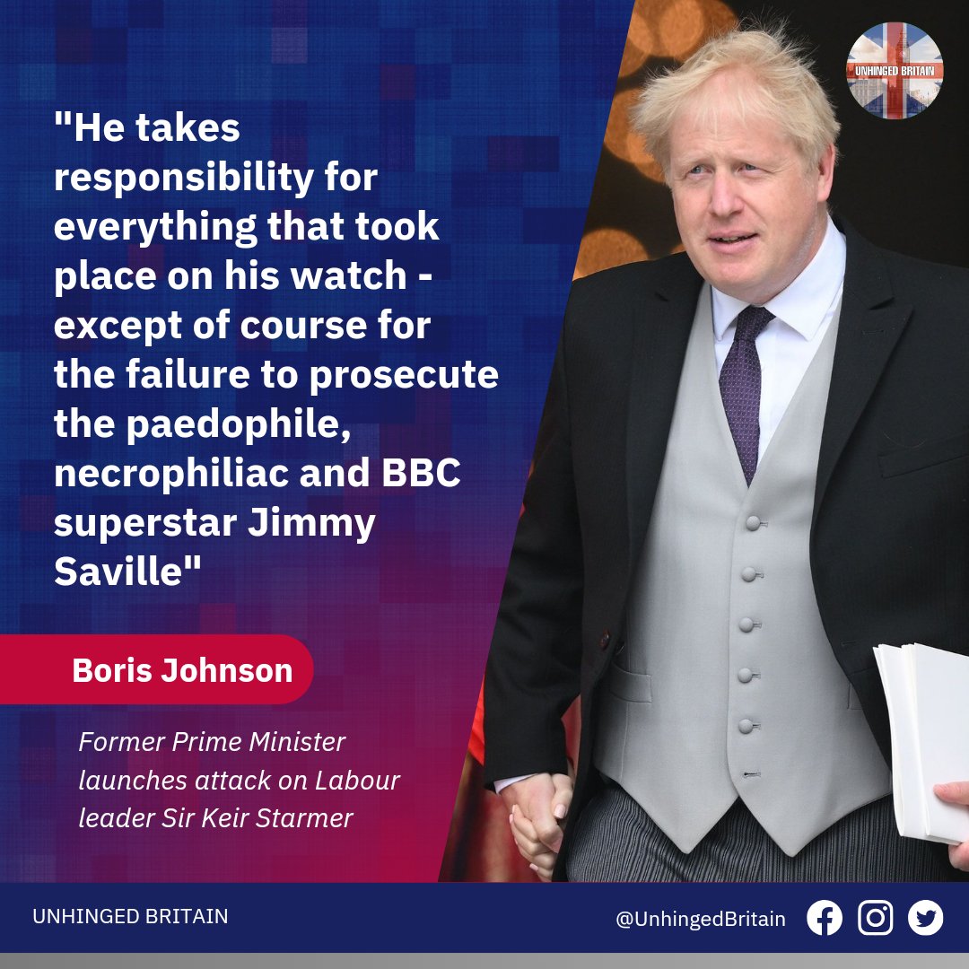 🚨 Boris Johnson launches attack on Keir Starmer in the Daily Mail ahead of the General Election.