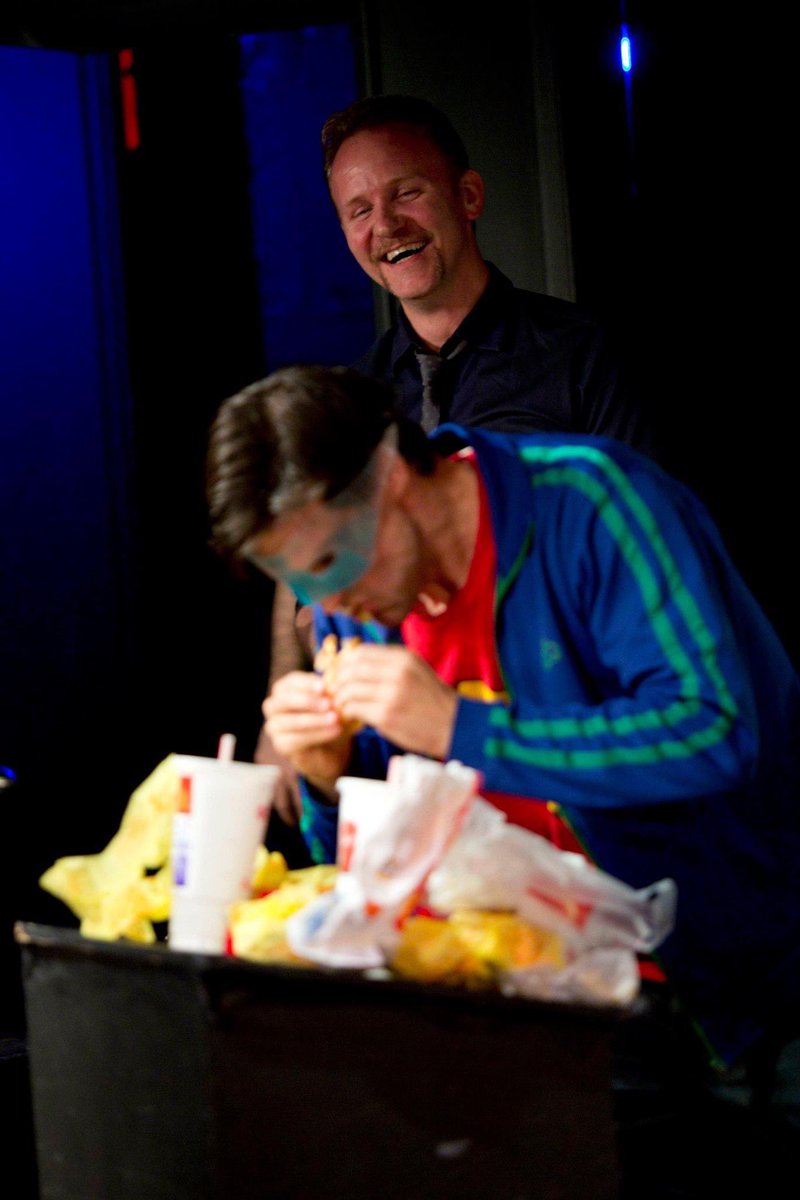 roblathan's tweet image. RIP Morgan Spurlock who was kind enough to help do a Super Size Me in 1 minute bit. Missing @catielazarus today too (who hosted this show!)
