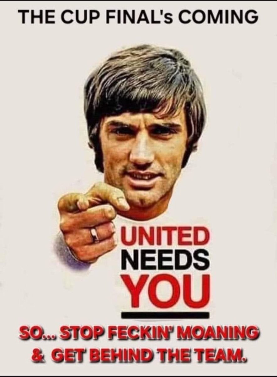 @BanditBus A message for all United fans ahead of the final. ❤️🤍🖤