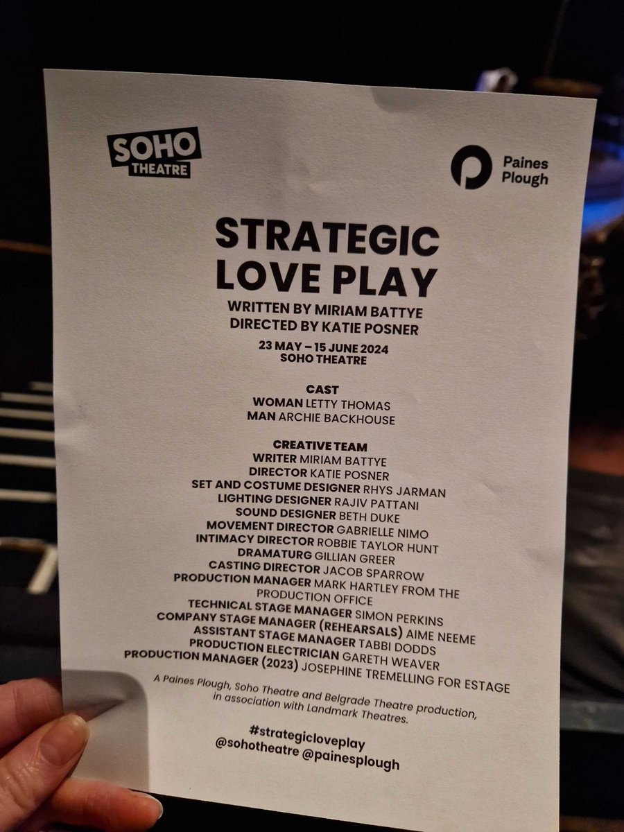 Exciting night tonight, Besties! We’re reviewing @JamieLloydCo’s @RomeoJulietLDN at the Duke of York’s Theatre, Bluets at the @royalcourt, and Strategic Love Play at @sohotheatre 🎭 #reviewspending