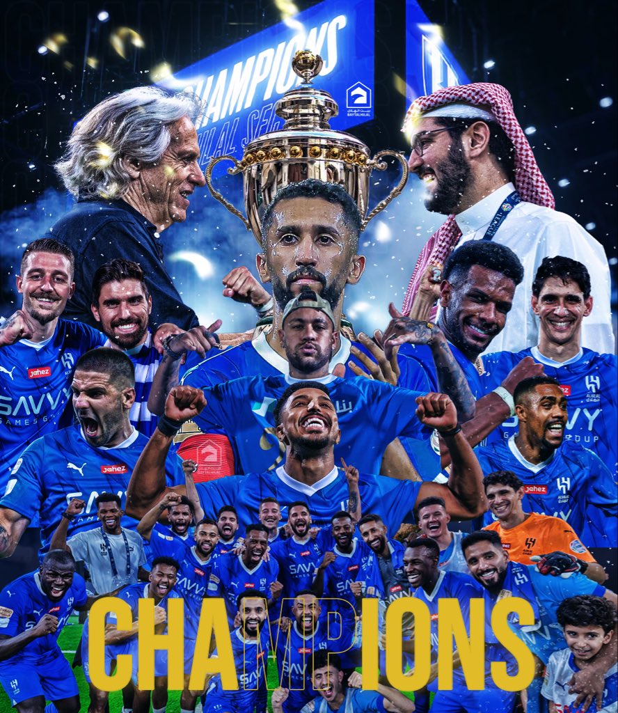 من قلب العاصمة .. كتبت الأقلام ونطقت الصُحف :

#الهلال بطلاً للدوري الأقوى بتاريخ الكرة السعودية 💙🏆 

#تتويج_الهلال