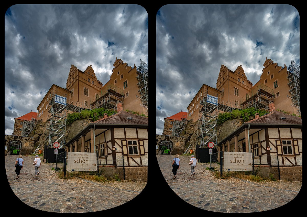 #Quedlinburg #Harz #3D #Stereoscopy #Kreuzblick #Crossview #Stereo3D #Ostfalen #UNESCO