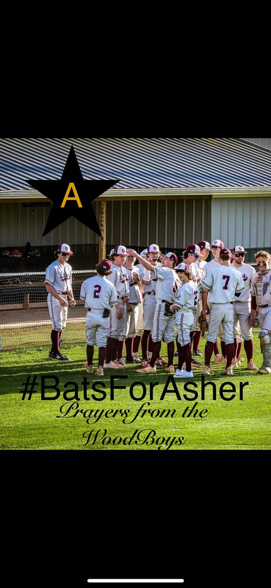 #BatsForAsher Prayers to the Sullivan family are being sent from the WoodBoys from Woodbury!