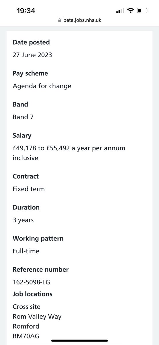 Dear @wesstreeting Here’s job ad for a Physician Associate role at the hospital trust in your Ilford north constituency. A £47,000 starting salary after just two years training. Doctors start on £32,000. Will this exploitation continue on your patch and on your watch?