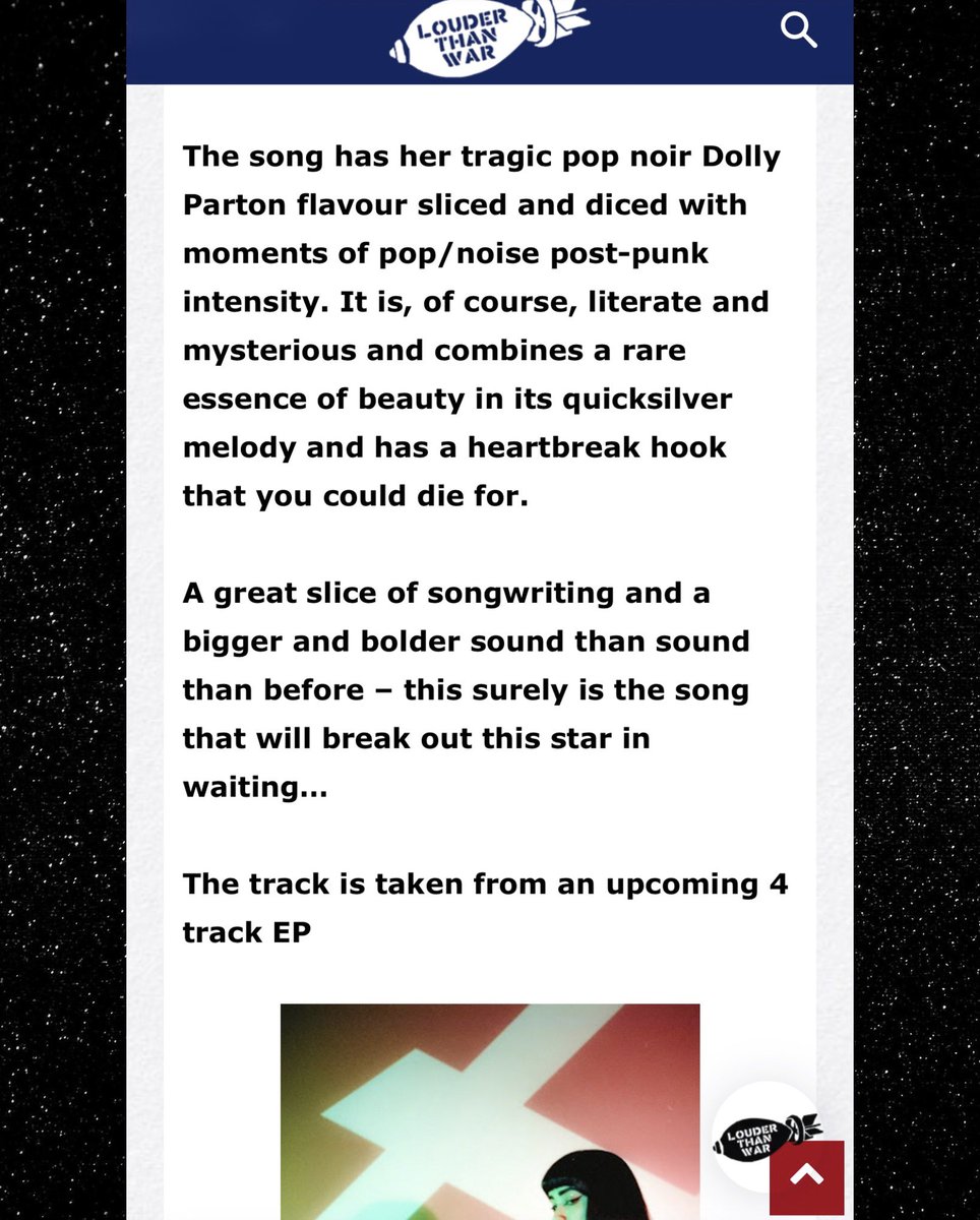 “A great slice of songwriting and a bigger and bolder sound than sound than before – this surely is the song that will break out this star in waiting” - @johnrobb77 at @louderthanwar on ‘Tatianna’ So grateful, the supporting I’m receiving is so pure and I’m so happy 💙