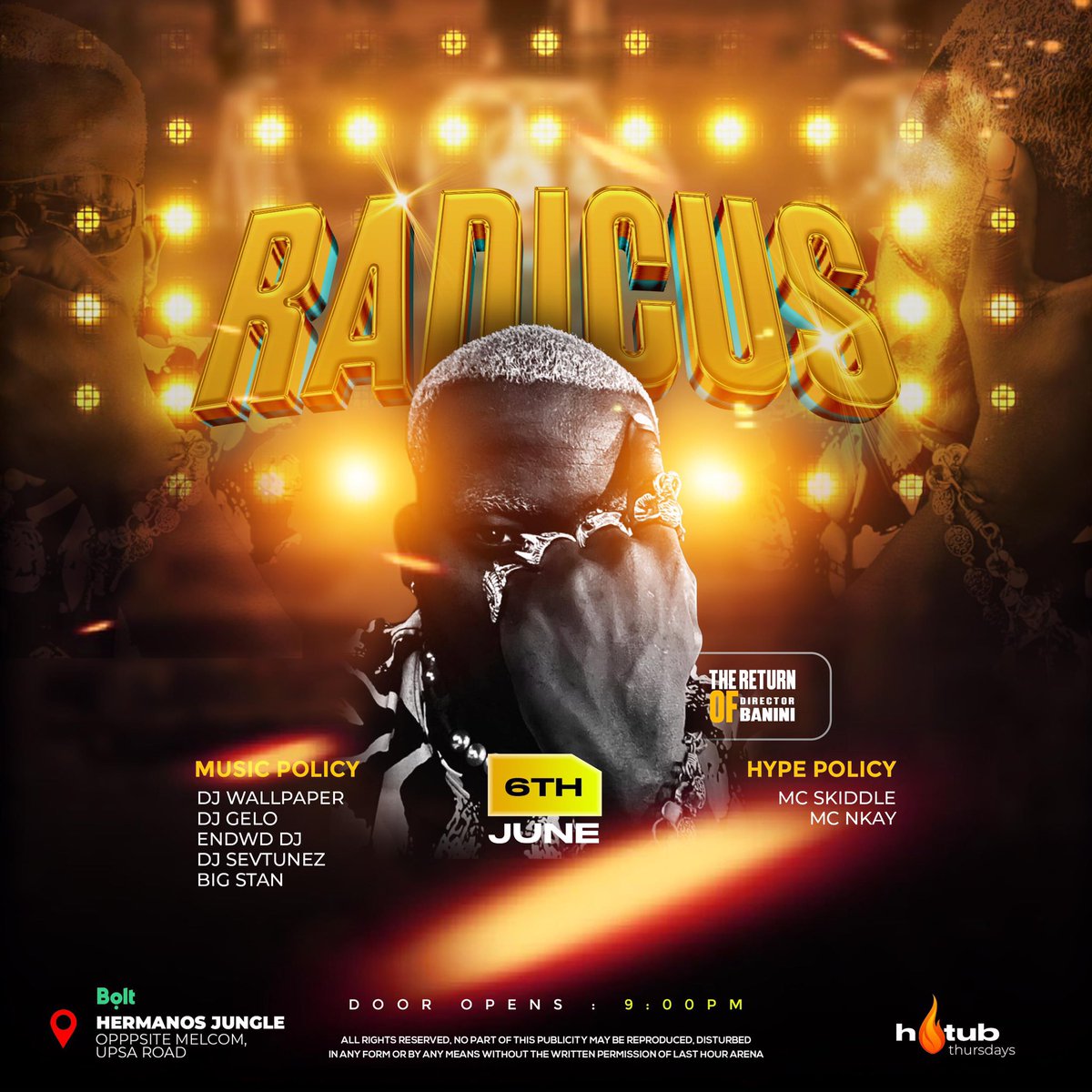 Pull-up Hermanos jungle on  6th of June for RADICUS it’s gonna be a mad session 

RT let’s make this viral 🔥🔥🔥🔥
