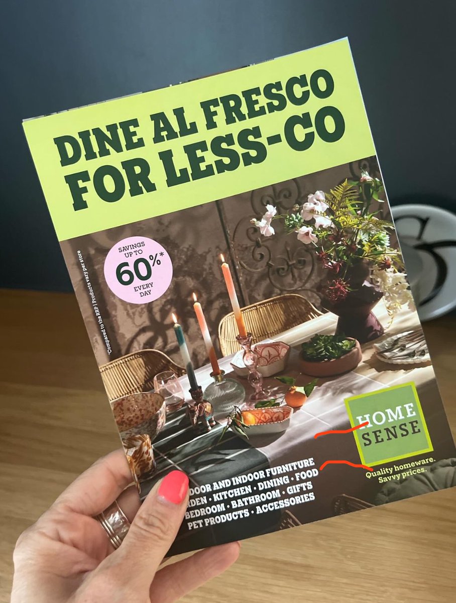 Alfresco for less-co at Tesco, surely?! Missed a trick there 😃 

#MarketingTwitter #LanguageLove