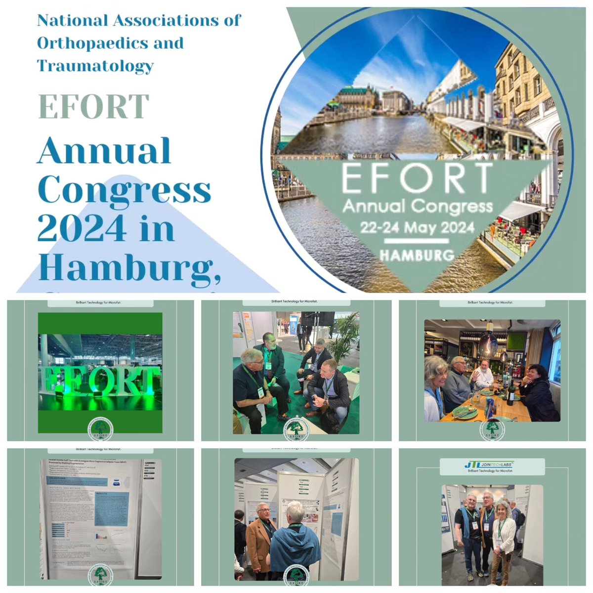 @EFORTnet Annual Congress, Europe’s top orthopaedics and traumatology event!  Thank you, EFORT, for fostering collaboration 
and advancing education and research in our field.

#EFORT2024 #Jointechlabs #Orthopaedics #Traumatology #MedicalInnovation #MINITC #RegenerativeMedicine