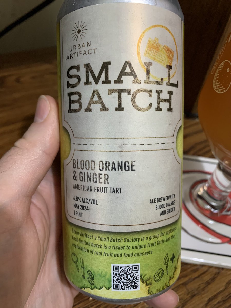 Next of my #BeersOnFriday is @UrbanArtifact 🩸🍊 & 🫚 American Fruit Tart #ohiocraftbeer #craftbeer @Just4BeerLovers @JonMontag @qblacklock @ephoustonbill @JohanBBT @badhopper @ASFreed @BeerSnobSean @15jjc @ErmiyasDESTA @cedarflats @museonbooze @RJellyman @j_k357 @River_City_MB