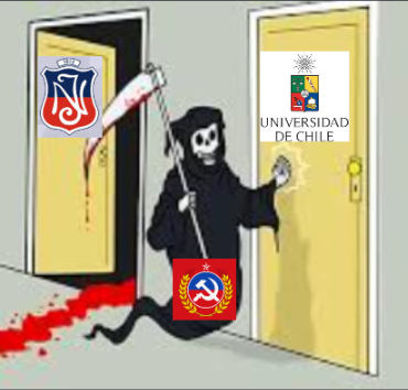 La extrema izquierda ya destruyo el Instituto Nacional. Ahora van por la Universidad de Chile. Si no los paran seguirán destruyendo toda la educación publica.