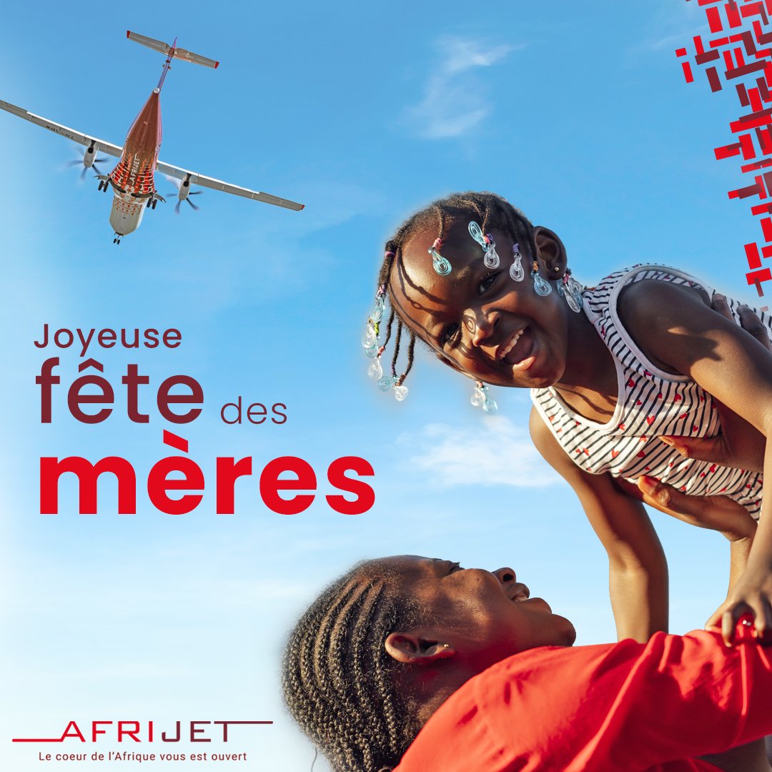 Bonne Fête des Mères à toutes les mamans exceptionnelles ! En cette journée spéciale, nous honorons la force, la sagesse et l'amour incommensurable de toutes les mamans. #afrijet #bonnefêtedesmeres