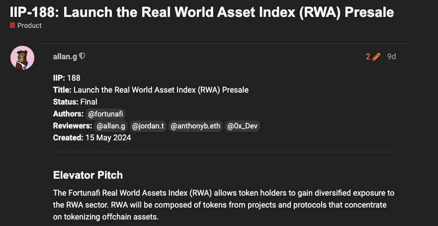 We're excited about this proposal to bring CFG to an onchain RWA index on @indexcoop! Read the full proposal from @_Fortunafi here: gov.indexcoop.com/t/iip-188-laun…