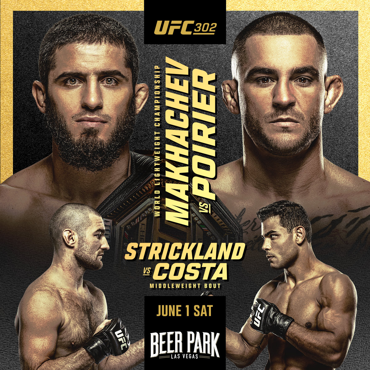 Join us on Saturday, June 1st for our #UFC302 Viewing at #BeerParkLV! Who do you think is going to win?

Reservations: bit.ly/3yuCeGr