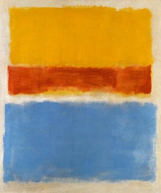 Untitled (Yellow, Red and Blue) wikiart.org/en/mark-rothko…