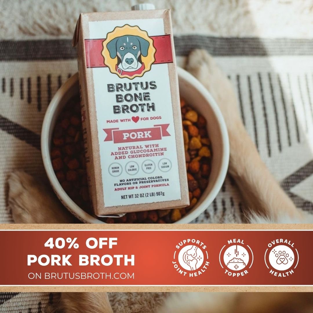 Closing out #PetMonth with our final sale! In celebration of #MDW our Pork Broth is 40% off, use the code MDW2024 at checkout! Offer is good through Monday 🎉🇺🇸