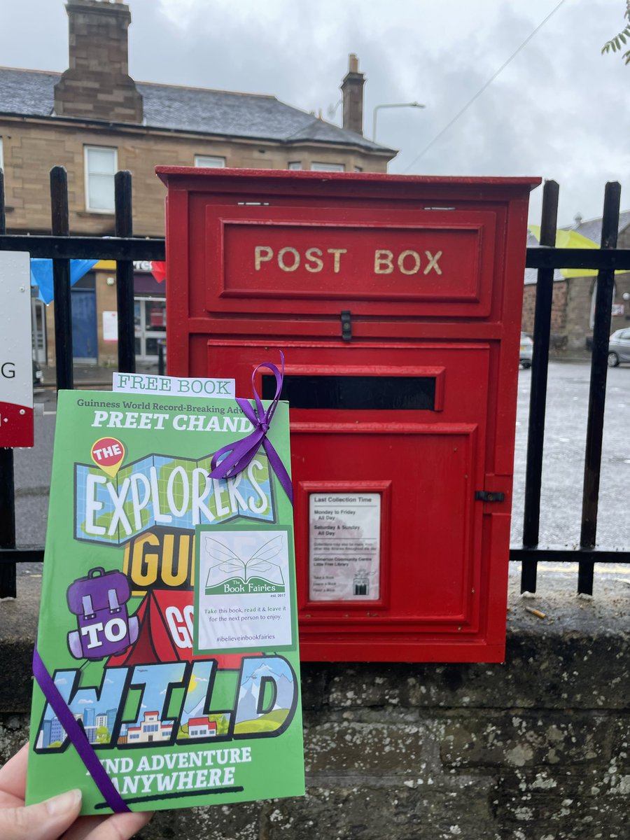 “Going on an adventure is super exciting!” The Book Fairies are sharing copies of The Explorer's Guide to Going Wild by #PreetChandi! Who will be lucky enough to spot one out in the wild? #ibelieveinbookfairies #TBFExplorers #TBFHachette #ExplorersGuideToGoingWild #Edinburgh
