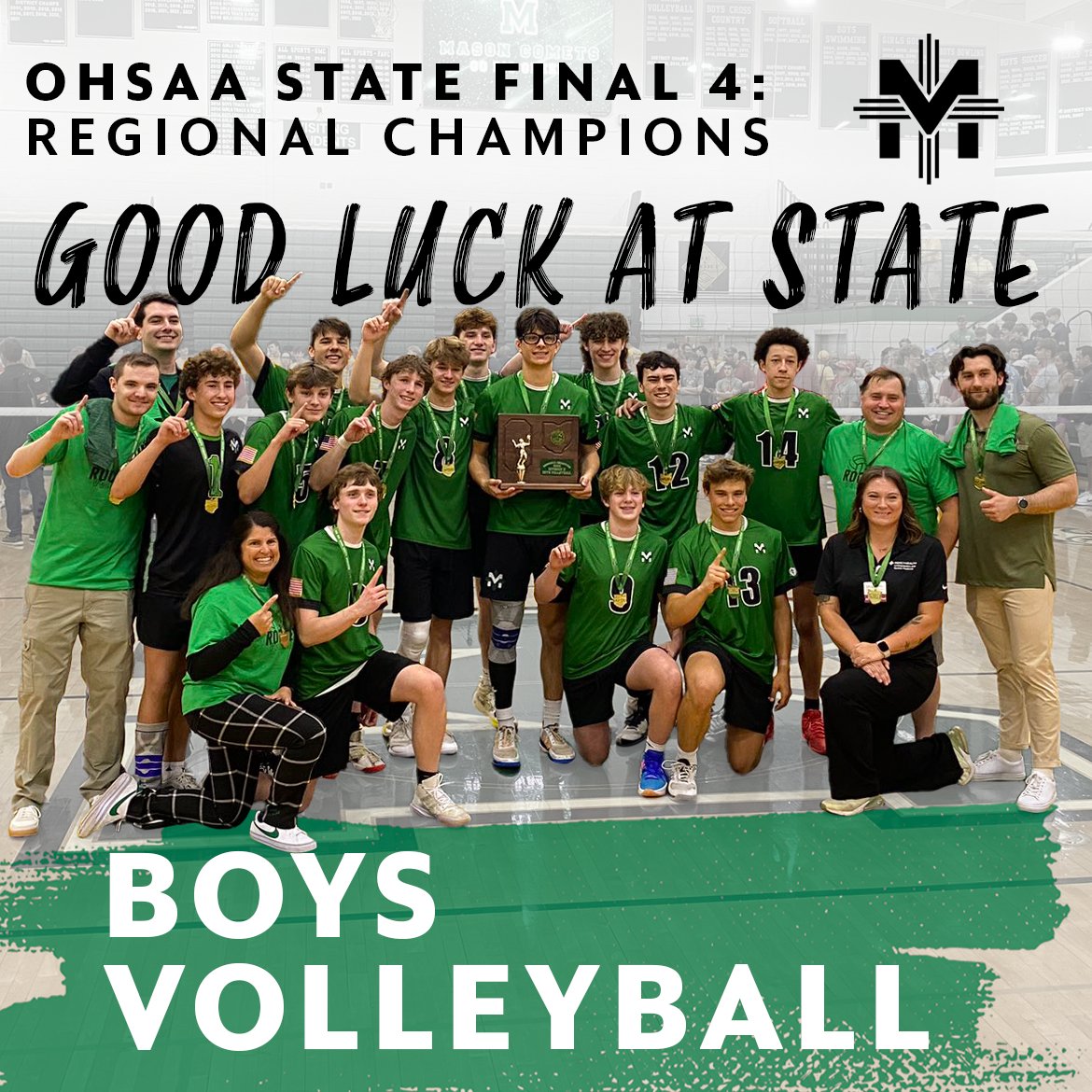 Congratulations to our back-to-back Boys Volleyball Regional Champions!! Next stop - STATE TOURNAMENT!! Good Luck and bring home that Championship! Your Rocket Family is cheering you on!