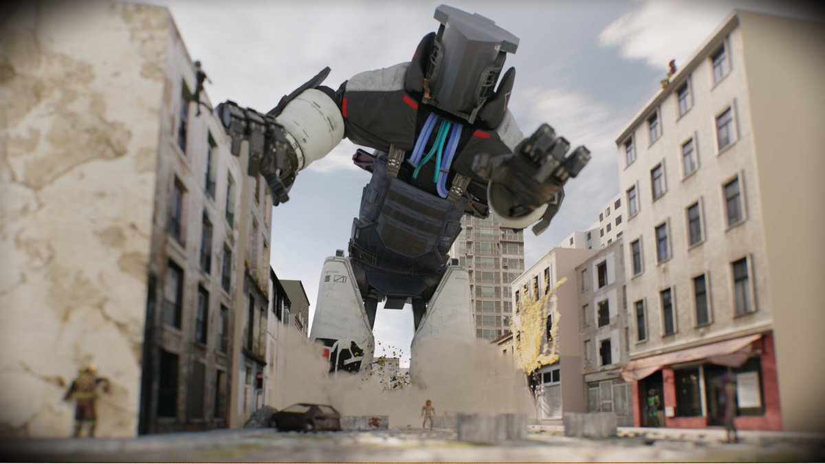 In Sight

Even without eyes, Zybna's scanners can still detect hostiles in the area...

#sizetwitter #robot #mecha #giantrobot