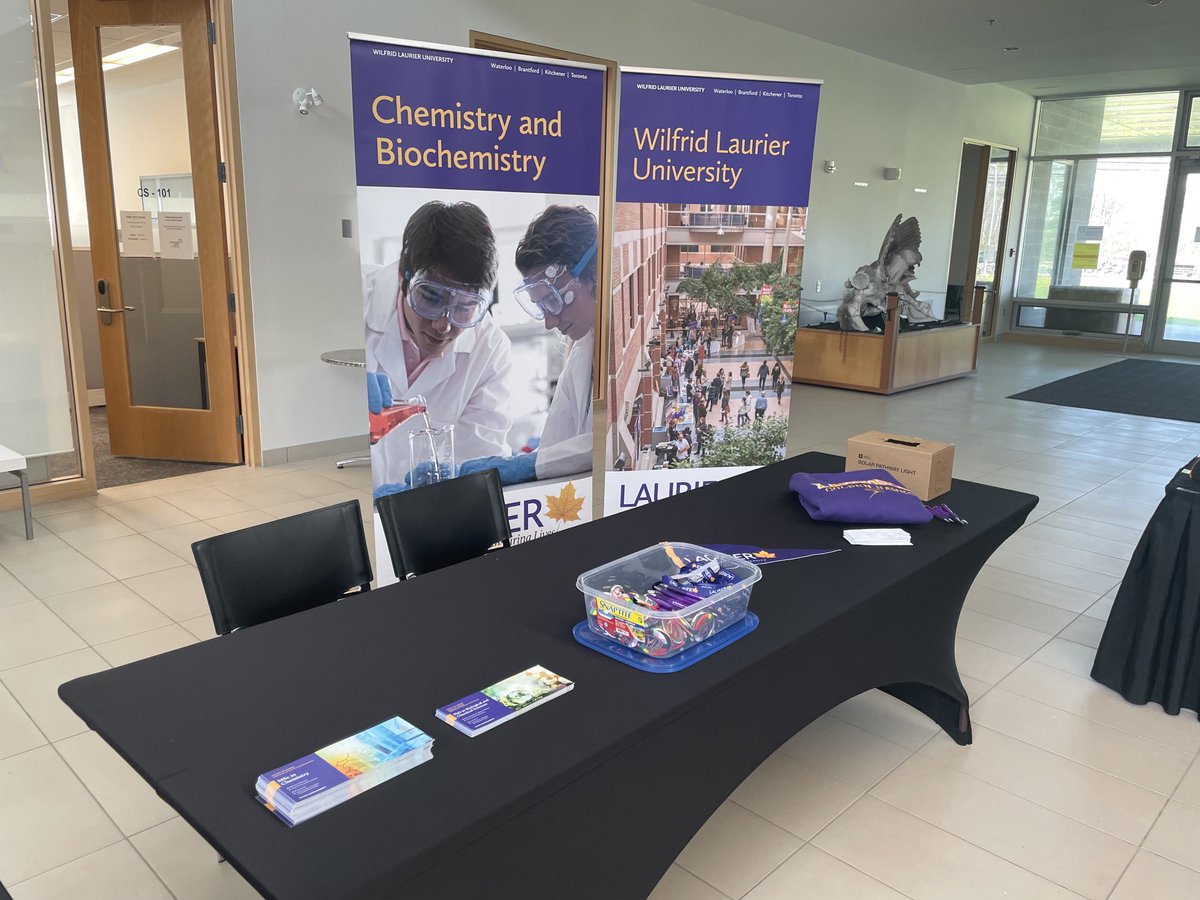 Ready to recruit some grad students to ⁦<a href="/WLUChemBiochem/">Laurier ChemBiochem</a>⁩ ⁦<a href="/ChemCon2024/">ChemCon 2024</a>⁩.