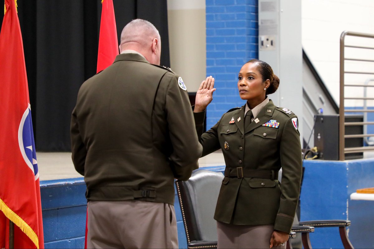 Congratulations to Lt. Col. Odessa Sam-Kpakra on her promotion to Colonel. Today she celebrated this milestone with a ceremony at our Joint Force Headquarters surrounded by loved ones who make her feel seen, heard, and valued. Only 2% of officers reach this rank, making her