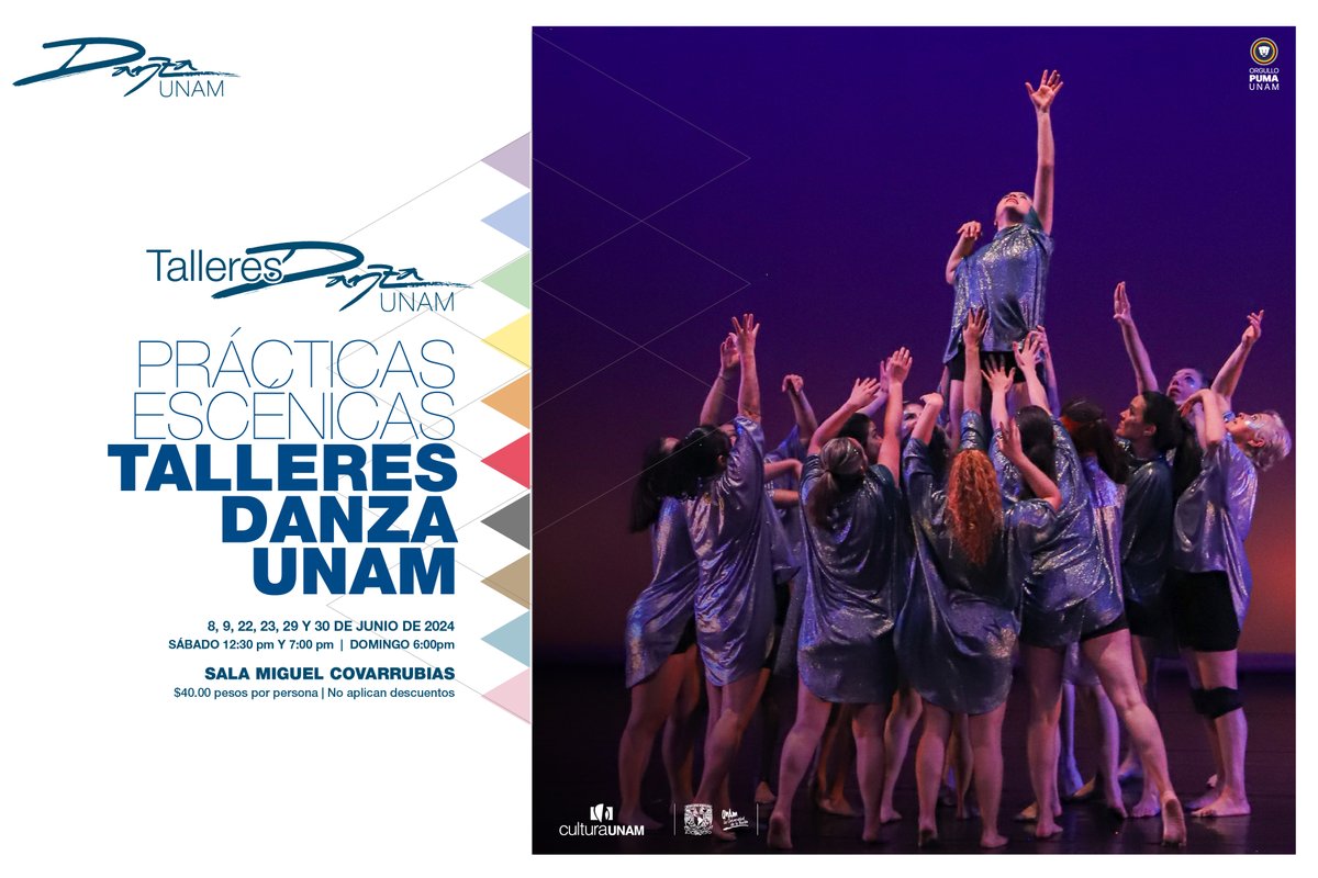 Los Talleres Danza UNAM han preparado un espectáculo fascinante con danzas que abarcan desde lo clásico hasta lo contemporáneo. 🎟️Revisa la programación y consigue tus entradas en 👉cutt.ly/QeyrpcwM
