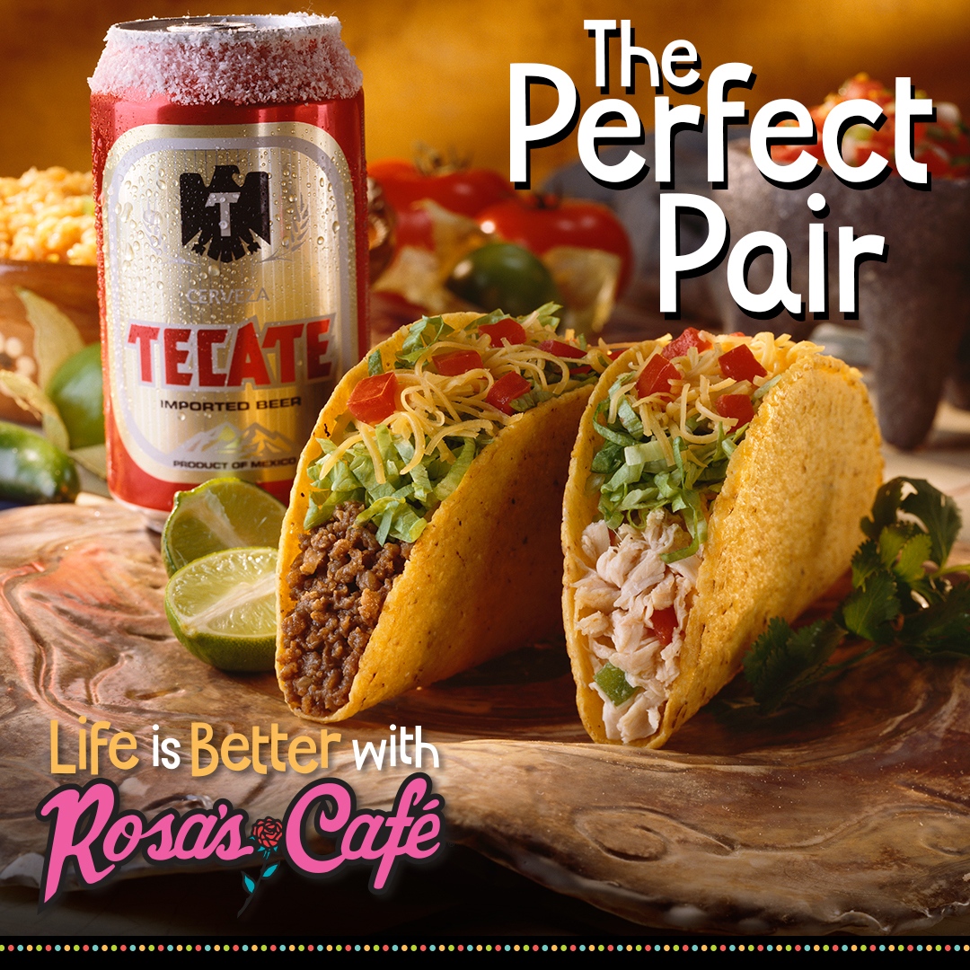 No Friday is complete without tacos and Tecate.😏🍻

#rosascafeandtortillafactory #madefromscratch #restaurant #vip #authentic #tacos #mexicanfood #rosas #queso #greattaste #homeade #lifeisbetter #vipclub #authenticmexican #rosascafe