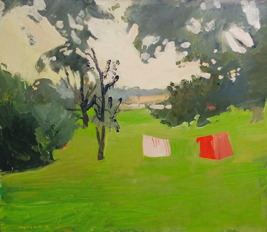 'Clothesline'. Fairfield Porter. 1958.