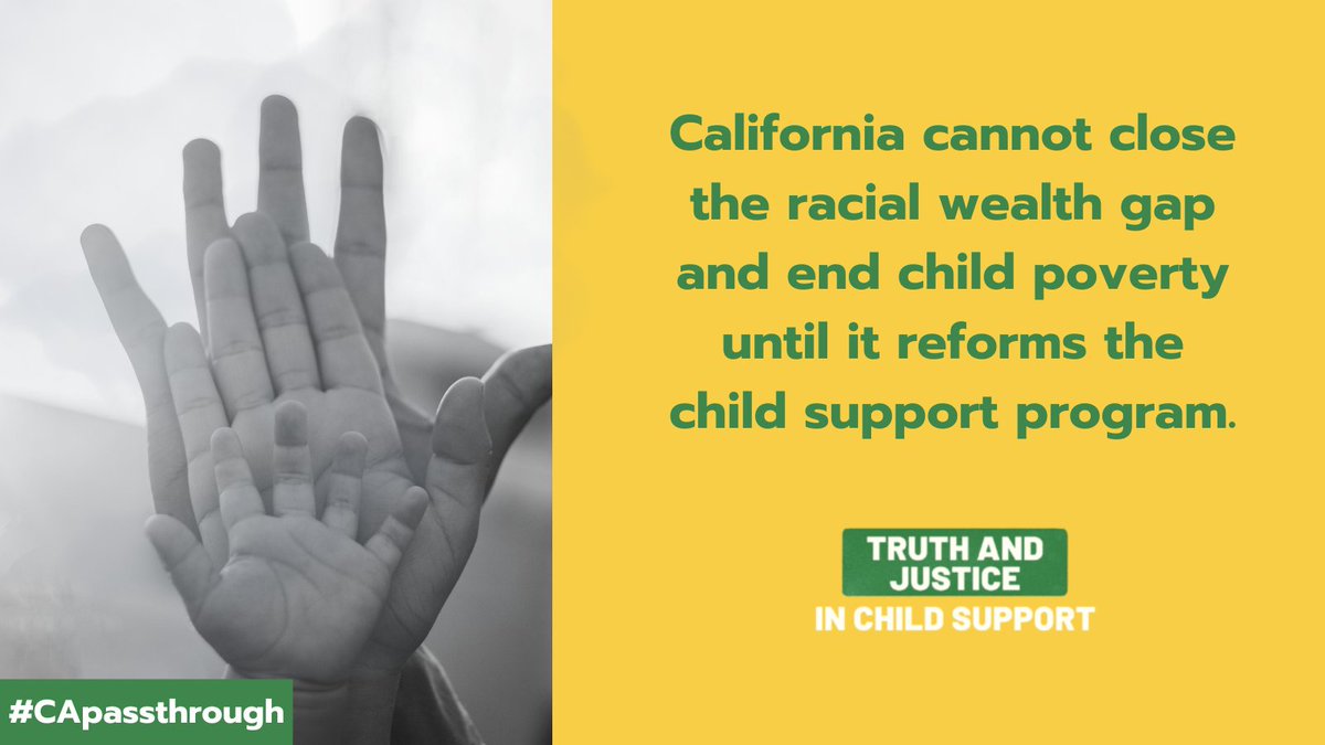 csjusticeca's tweet photo. 📝We ask the Legislature &amp; @CAgovernor to end all state interception of child support payments by including language in the 2024-25 budget to prioritize future implementation of full pass-through of child support.

➡️Read the coalition's statement here https://t.co/pp1c4HQGZx https://t.co/1OERNroxEI