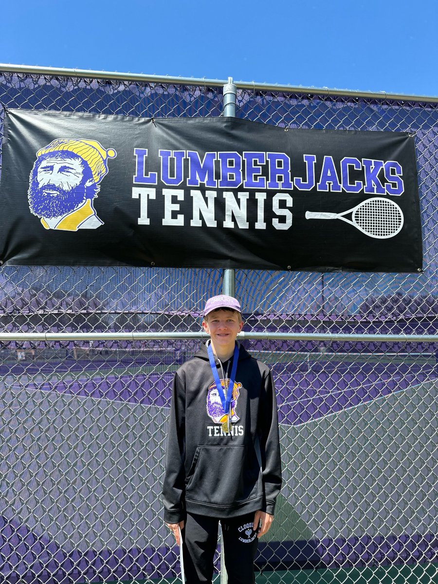 Congratulations to Ethan Lavan for winning the Boys Tennis Section 7A individual tournament and advancing to state! #SwingTheAxe #GoJacks