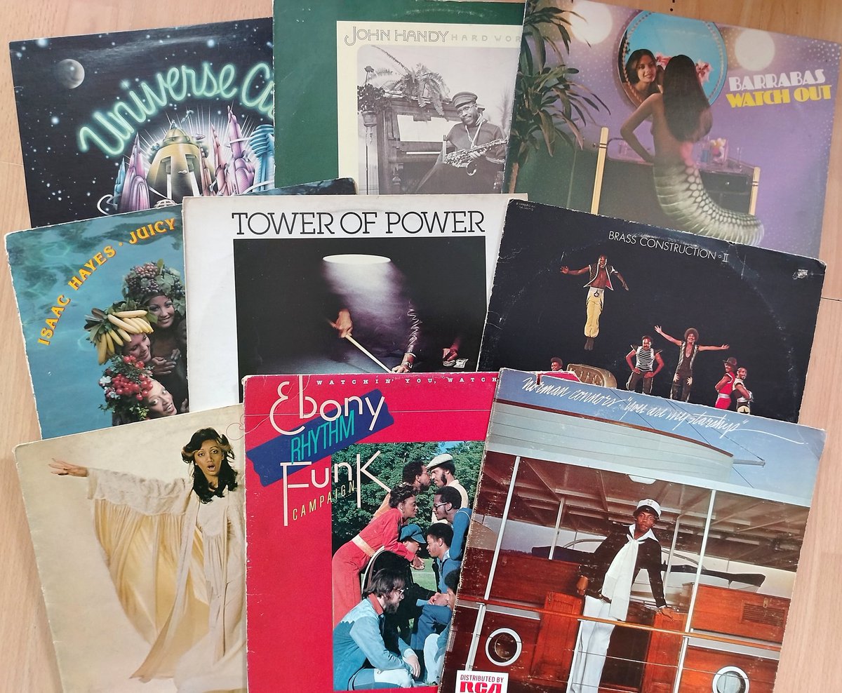 I'll be taking a well earned break so @colourfulradio can host a special Africa Day tomorrow but please do tune in and have a lovely weekend. I'll be back on June 2 with a show featuring these LPs - and more - that were released in a specific year. What year do you think is?
