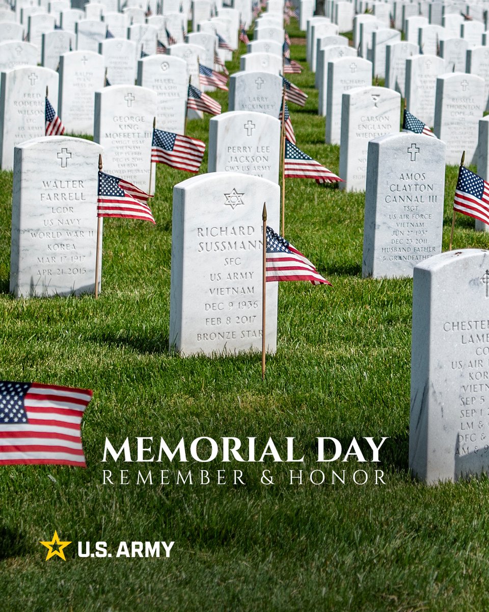 Throughout this #MemorialDay weekend, we #HonorTheFallen who sacrificed for our freedom. Their courage and dedication will never be forgotten. Let us pause and pay tribute to our fallen heroes.