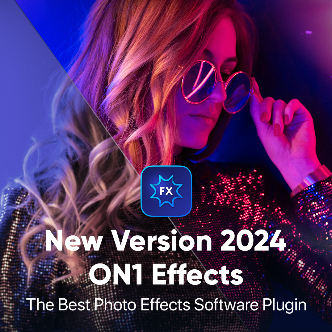 📣 Did you hear the latest? Our friends at ON1 released the all-new ON1 Effects 2024! 📸🌟 💫 Highlights include the AI Style Advisor, leveraging AI to suggest customized filter stacks based on your edits, over 100 new effects presets showcasing the latest trends, a revamped