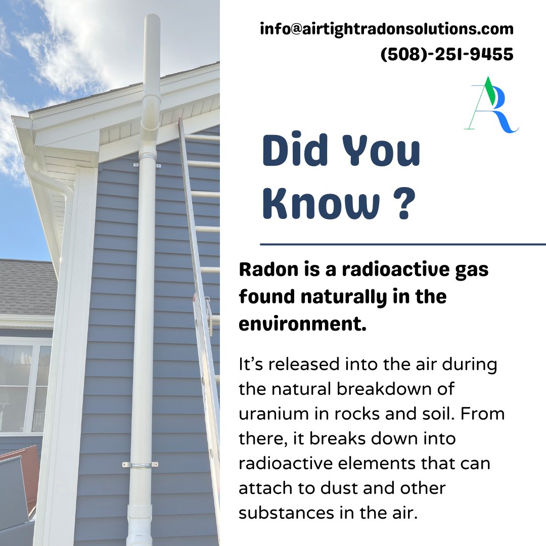 Knowledge is power! 

Take action today with Airtight Radon Solutions to test and mitigate radon levels in your home.

#RadonRisk #StaySafe