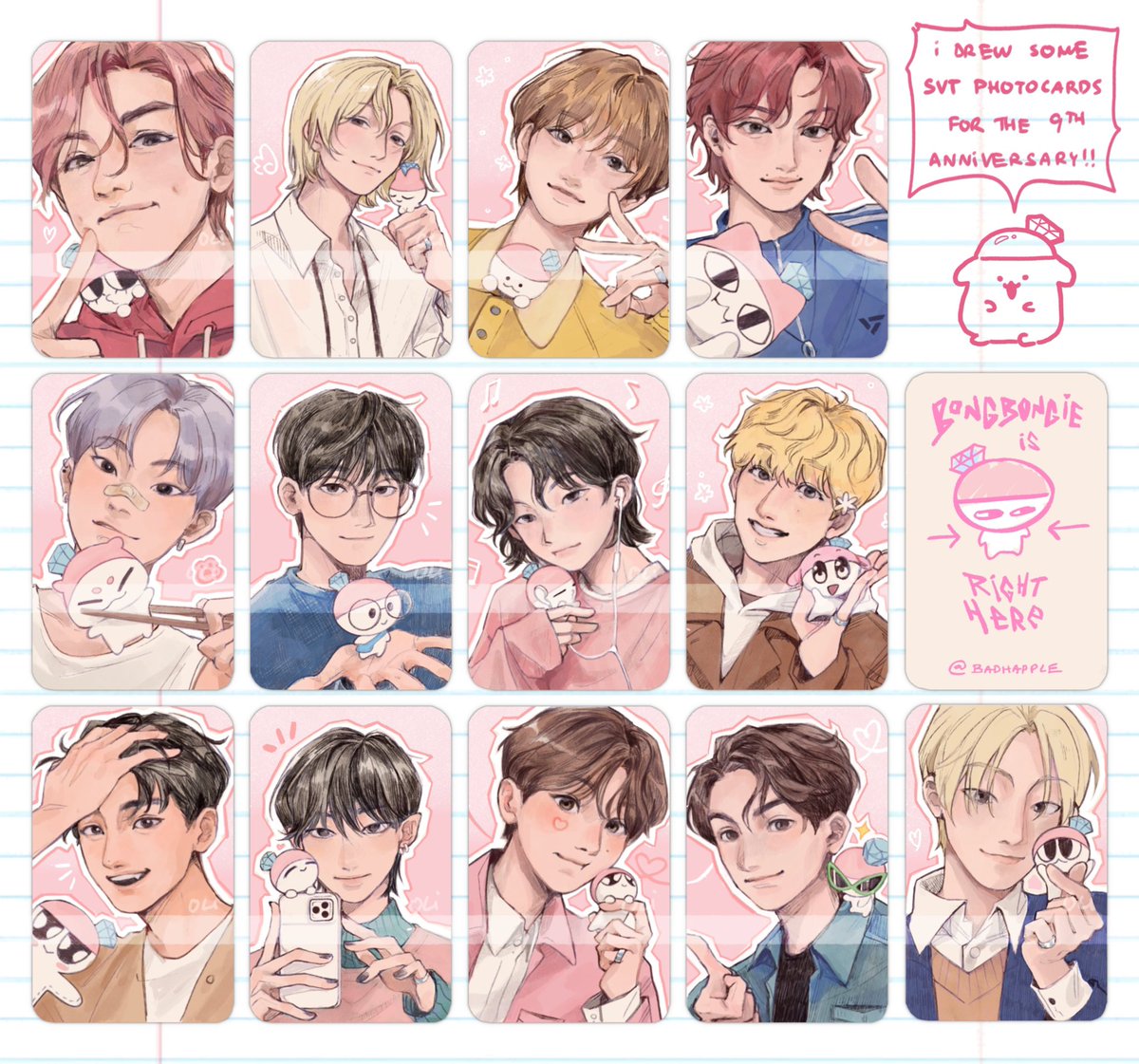 going to put these svt pcs up on sh0p soon!! probably on the 26th yatta