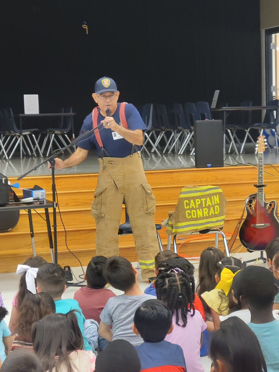 We had a great author visit Captain Conard.